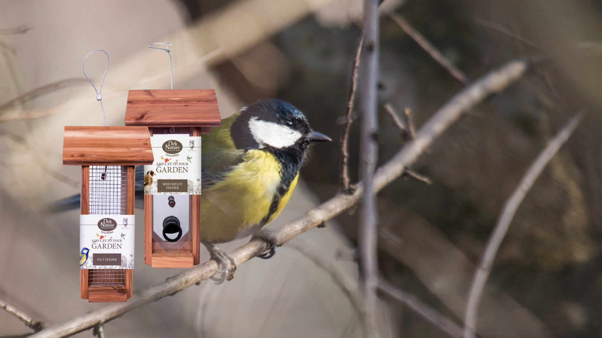 Voedersysteem voor vogels | Deli Nature Greenline